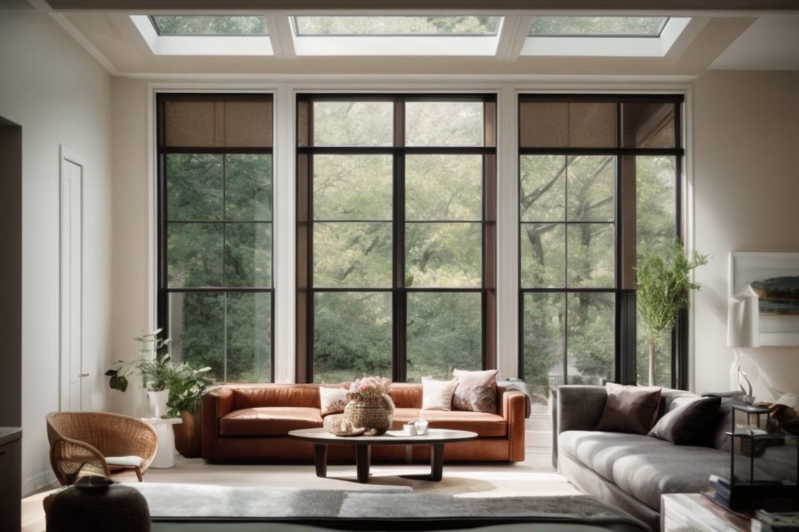 Chicago home with energy-efficient window film on windows